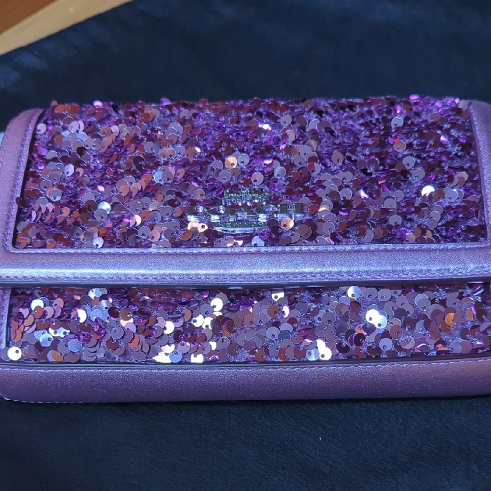 Coach Sequin Flip Crossbody Bag